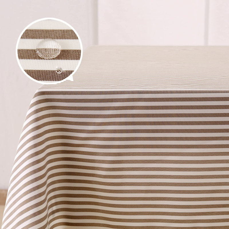 Fleshman Tablecloth, 130cm W x 220cm L, Brown