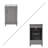 Rechell 20 " W Freestanding Standard Single Vanity Bathroom Vanity With Ceramic Top-98710440