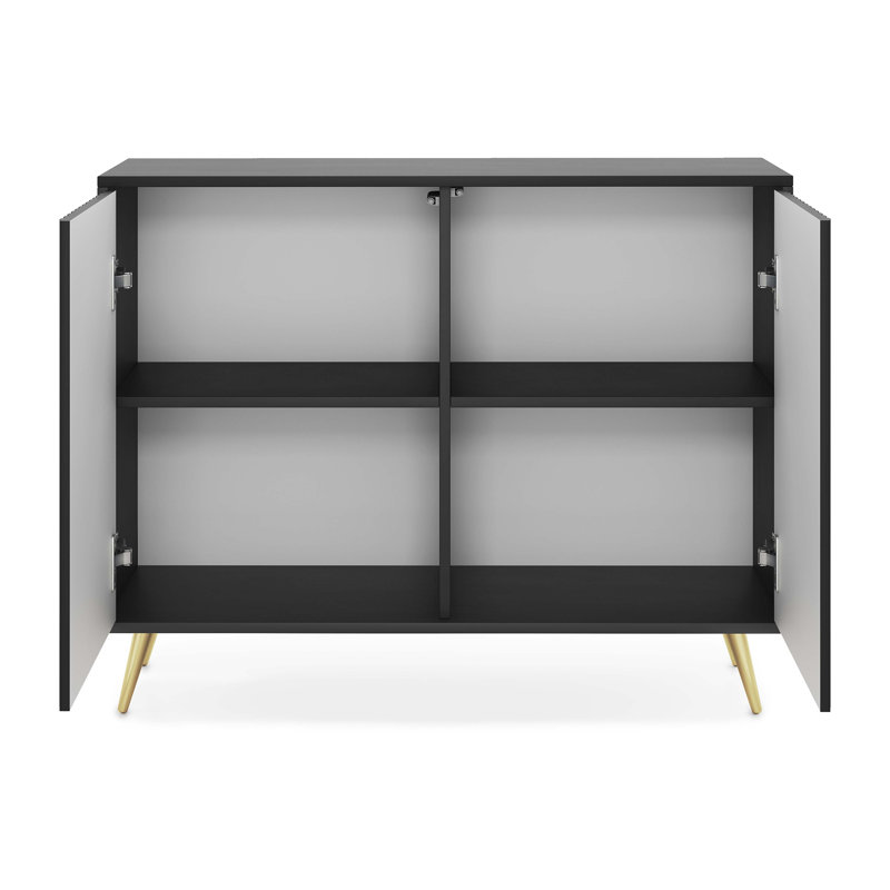 Linesville 104cm Sideboard, Black