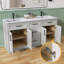 Meuble-lavabo double 60 po Elze-1307624958