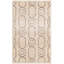 Tapis contemporain blanc et argenté Vincente-318771003