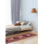Tapis de couloir unique en laine 3 pi 8 po x 11 pi 10 po rouge Melis