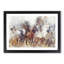Galloping Horses in Abstract - Picture Frame Painting Print-55726891-55726894