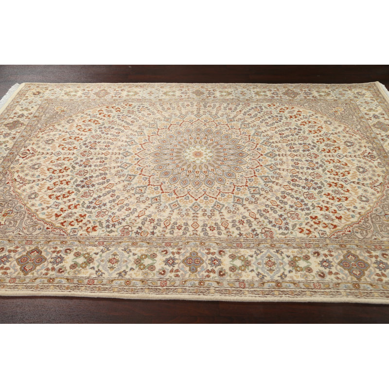 One-of-a-Kind 6'2" X 9'3" New Age Area Rug in Beige