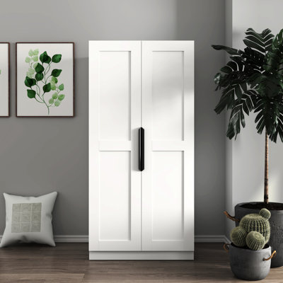 Freestanding Kitchen Shelf Cabinet, 62.3in With Doors - Offers Extra Storage And Organization For Your Home Provides Space Home, Fits Modern Retro Styles