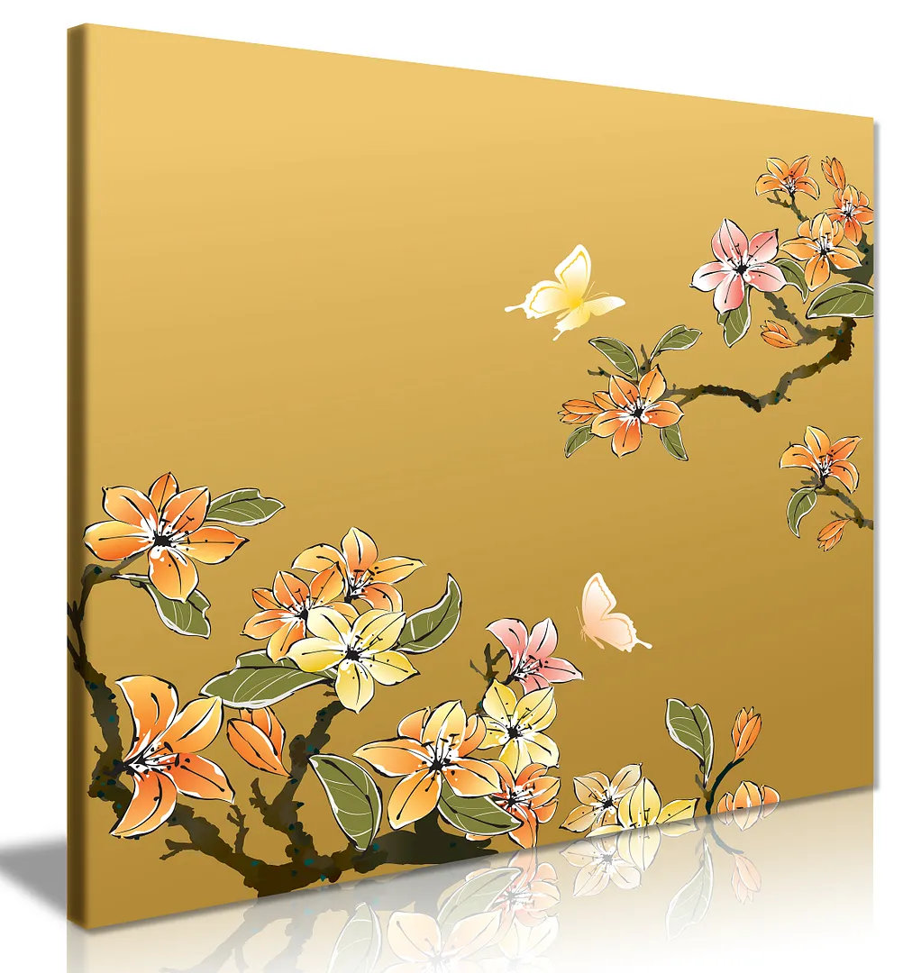 Traditional Chinese Oriental - Wrapped Canvas Painting