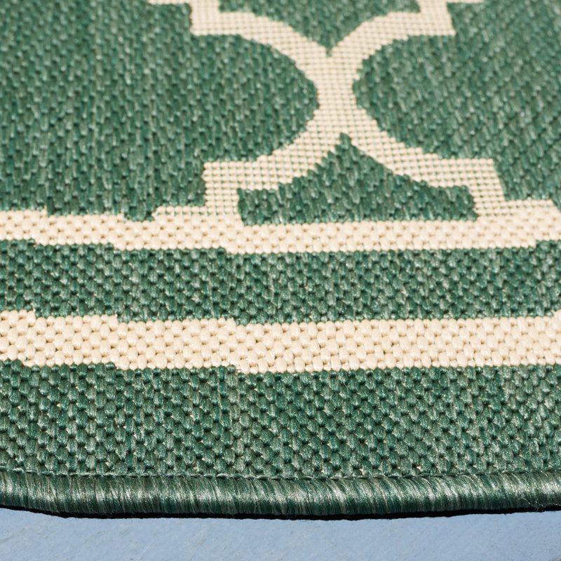 Courtyard Performance Geometric Indoor/Outdoor Area Rug, Rectangle 10' x 14'