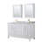 Daria 60'' Double Bathroom Vanity with Carrara Marble Top-97961478-97961482