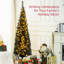 Sapin de Noël artificiel noir 5 po