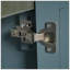 Meuble-lavabo polyvalent de 30 po avec lavabo rectangulaire en céramique, meuble-lavabo avec poignées antiques et 2 portes