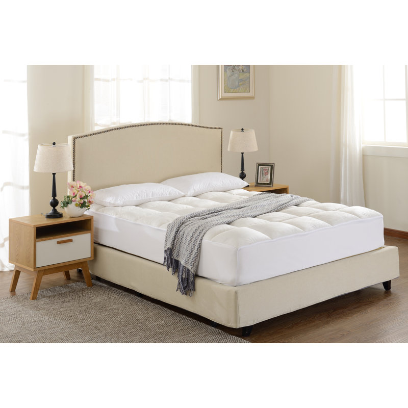 Surmatelas en duvet synthétique luxueux Delancey, Grand