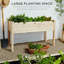 Lit de jardin en bois pour jardin