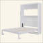 Lit escamotable mural avec tablettes Murphy