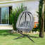 Solvey Hanging Egg Chair Folding Texteline Swing Hammock Cushion-67994044