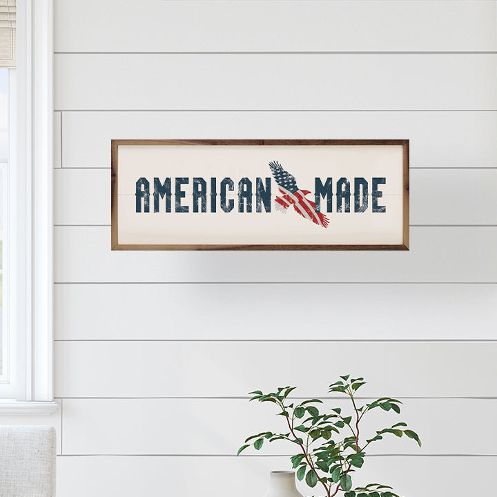 American Made Eagle White, 16" H x 48" W