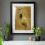 «Gold Crane at Dusk II», peinture sur toile encadrée-599877324-599877323