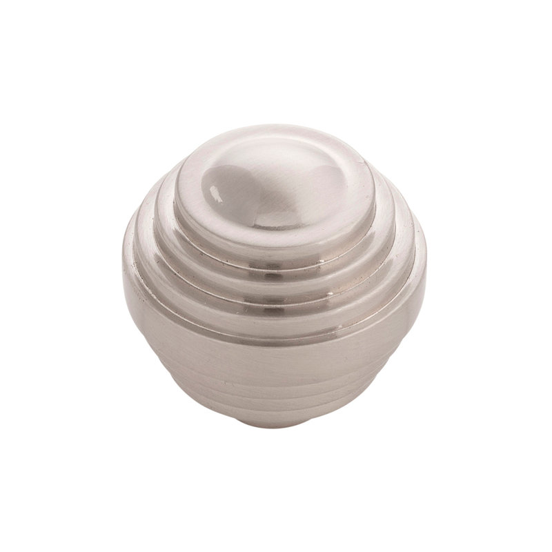 Sinclaire Collection Knob 1-3/8 Inch Diameter, Satin Nickel