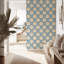 Deco Lily Large - Coastal Blue Wallpaper