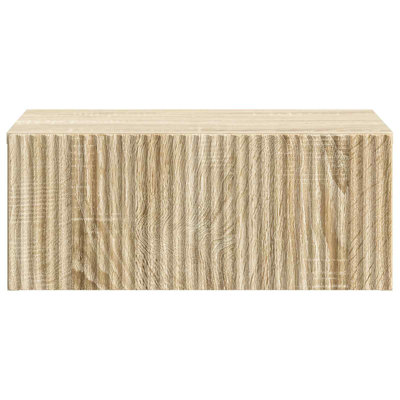 49cm W Manufactured Wood Bedside Table