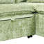 Canapé-lit modulaire convertible avec repose-pieds et coussins de rangement Davis-111132361