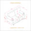 Causeuse moderne 59,5 po-129318856