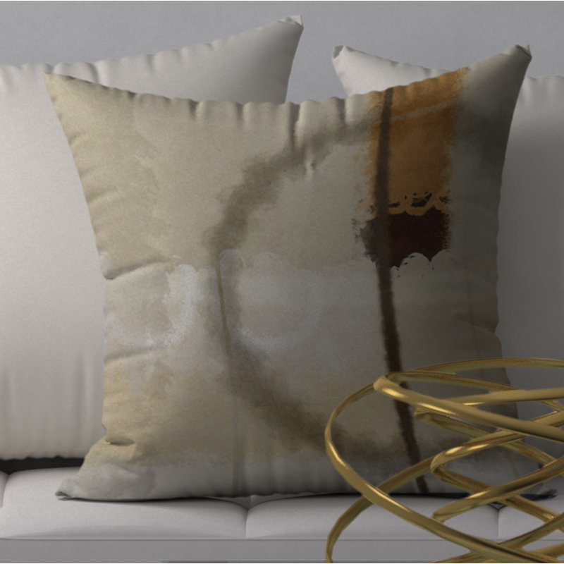 Housse de coussin décorative carrée impressionnante, 18" x 18"
