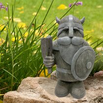 Victor Viking Warrior Dwarf Gnome Statue: Add A Touch Of Nordic