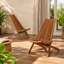 Ensemble de 2 chaises longues pliantes-133527286