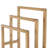 Brown Wood Sleek Modern Quilt Rack