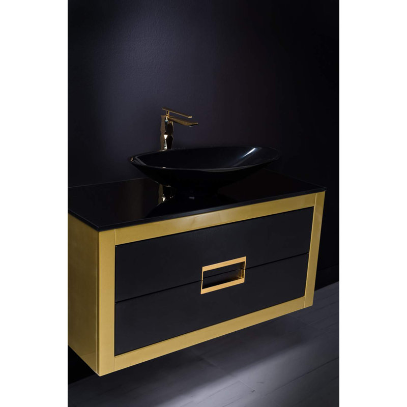 Nova 40'' W Single Vanity, Gold