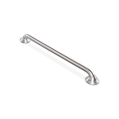 Modern Classic 12 in. ADA Finger Grip Grab Bar in Polished Stainless Steel