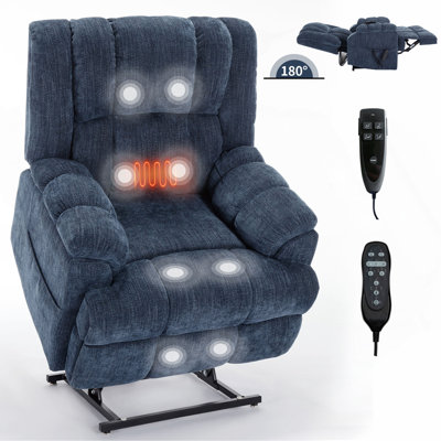Massage inclinable à deux moteurs avec position infinie et massage électrique jusqu'à 350 LBS