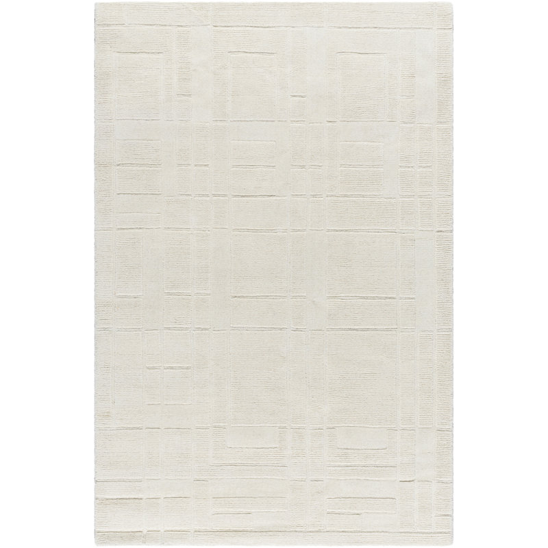 Handmade Wool Geometric Area Rug, Rectangle 2' x 3'