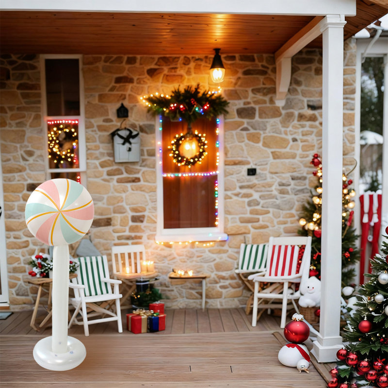 Sucette de Noël gonflable Christmas Decorations, E