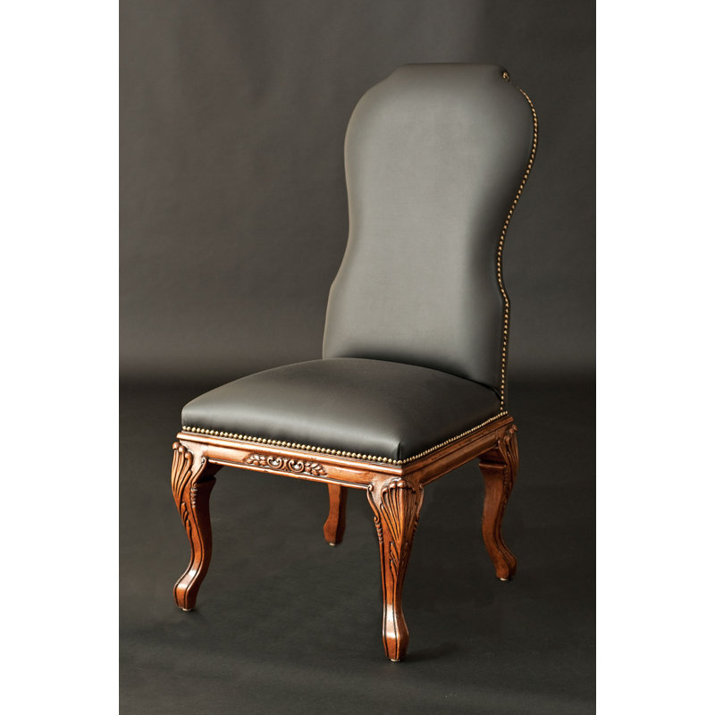 Chaise d’appoint rembourrée grise