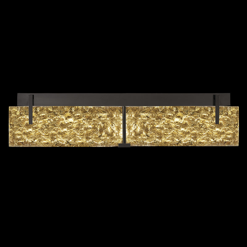 Terra 4 - Light LED Bath Bar, Black, Gold