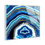 Adore Cyan Geode Abstract Framed Acrylic Art by Oliver Gal-344226745