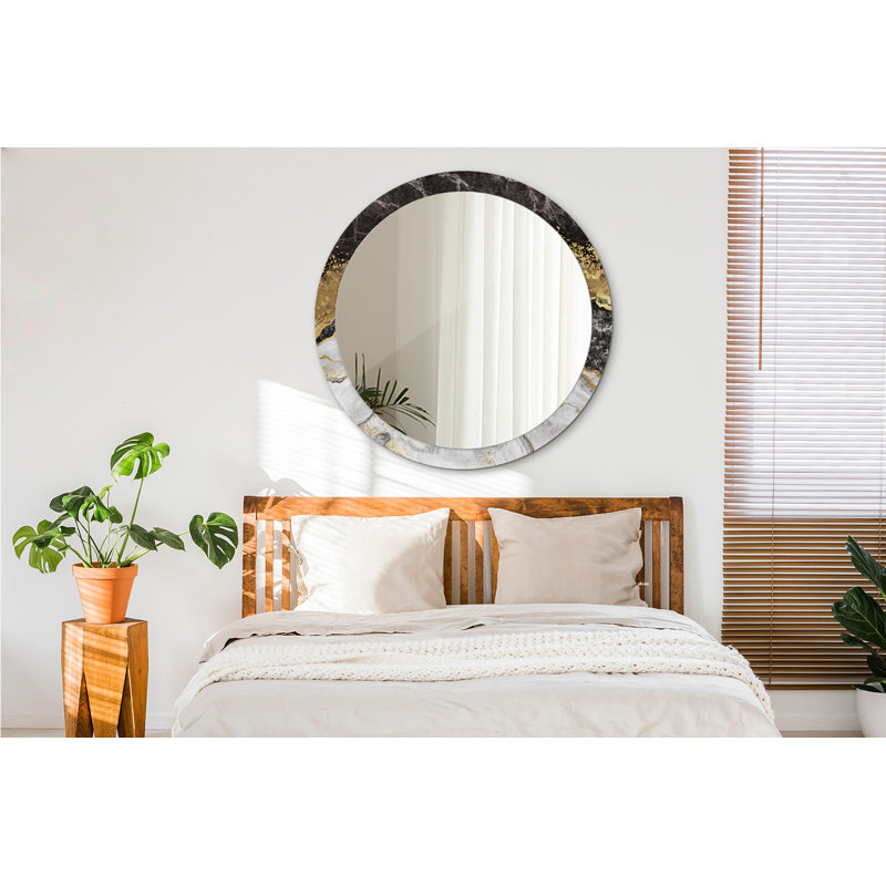 Huldar Glass Flat Wall Mirror
