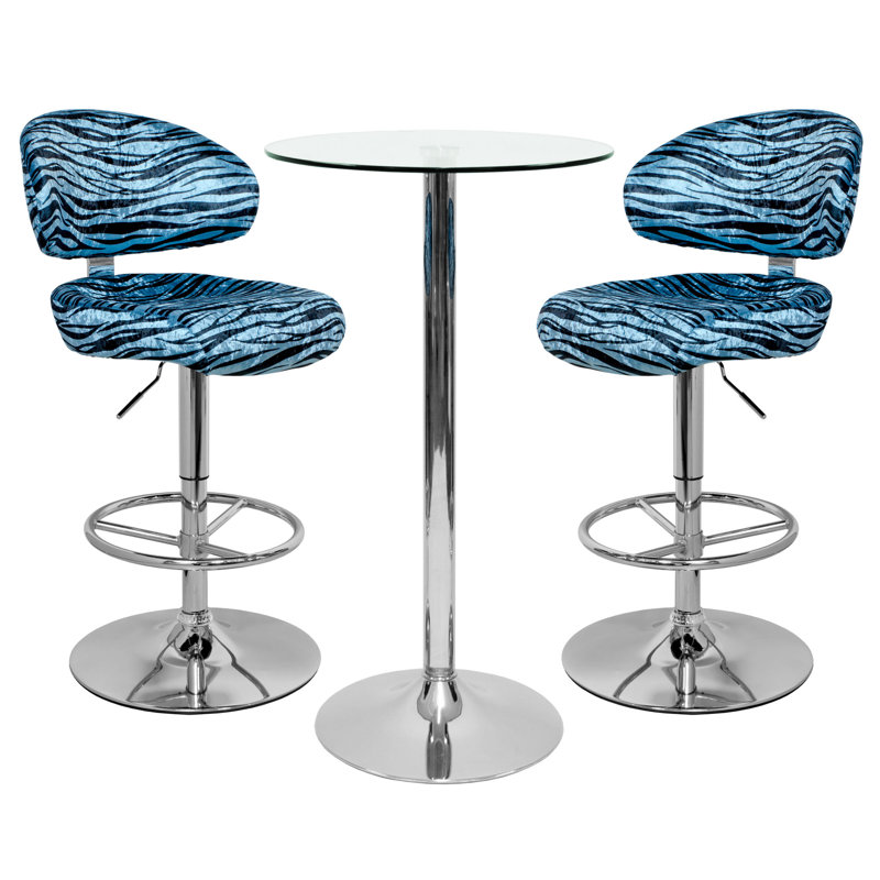 Ruhlman 2 - Person Dining Set, Aqua