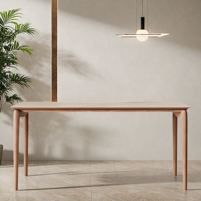 Table de salle à manger rétro et moderne, H 29,5 po x L 62,9 po x l 31,4 po