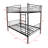 Twin Over Twin Bunk Bed, Metal Frame With Ladder-1630099487