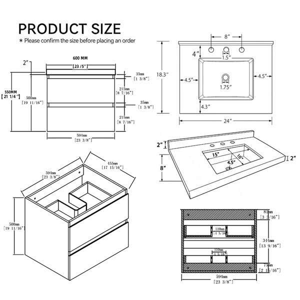Dimensions du produit