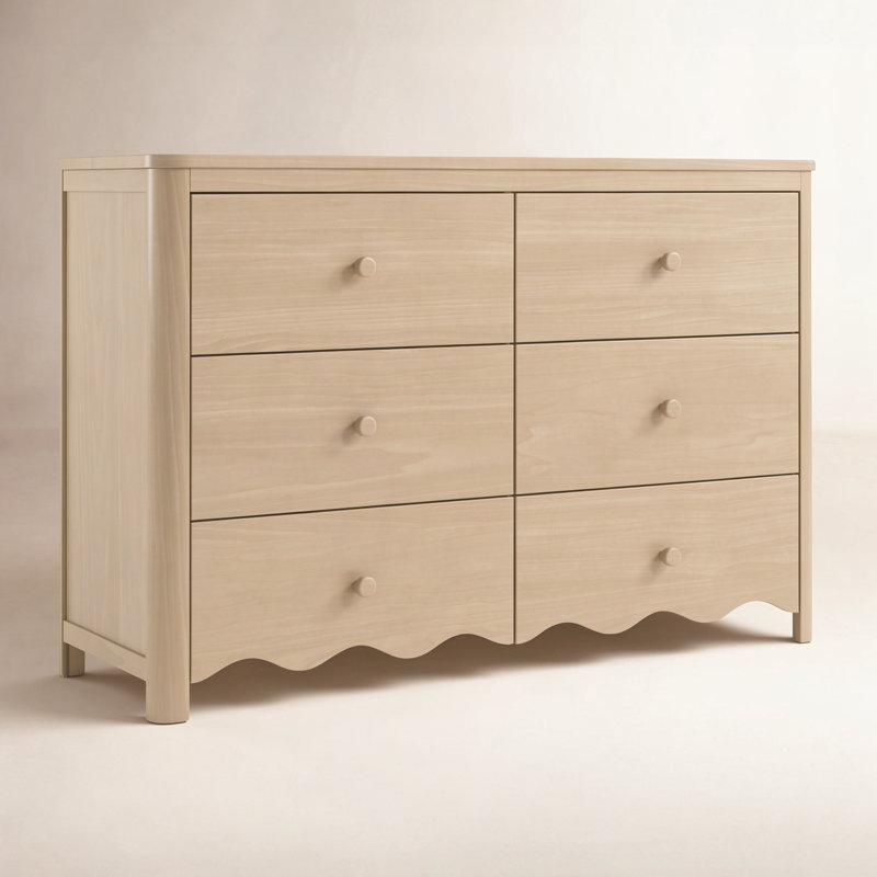 Casablanca 6-Drawer Double Dresser, Driftwood