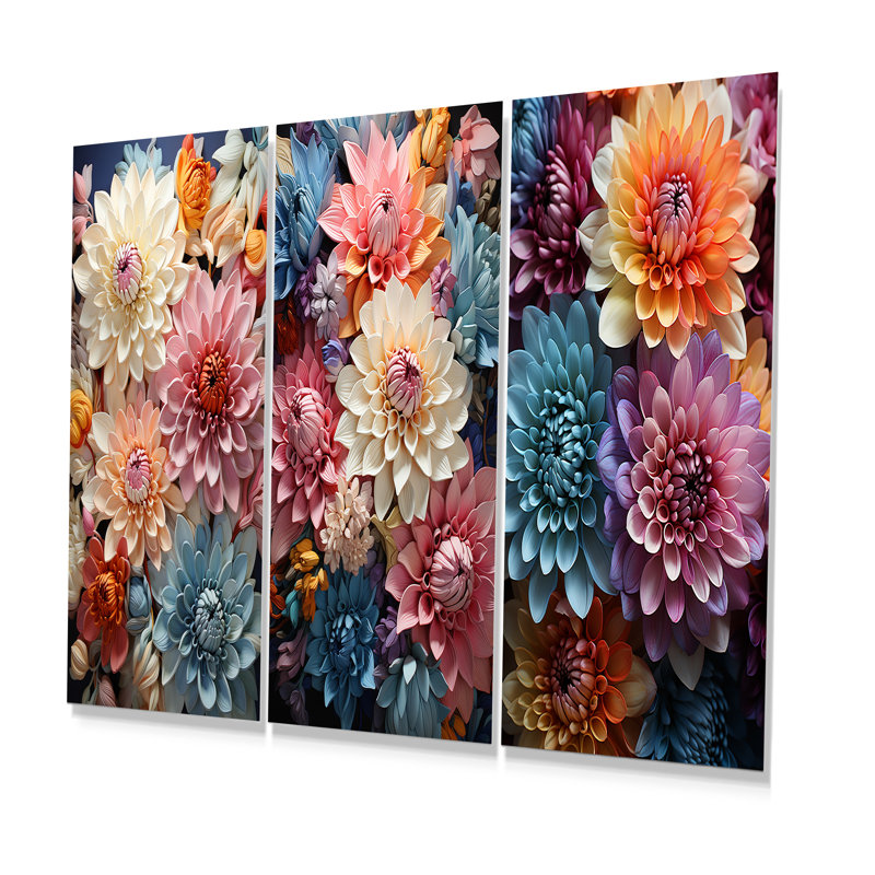 Ensemble de salon coloré 3 pièces Mums Serene - Mums, H 32 po x l 48 po