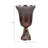 Decorative Glass Vase with Pedestal Base for Home Decor - Tall Flower Vase Accent for Console Table or Living Room Styling - Bronze & Copper-89110032