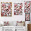 «Beige rose coquillage sur la plage I», reproduction sur toile-91119228-91119223