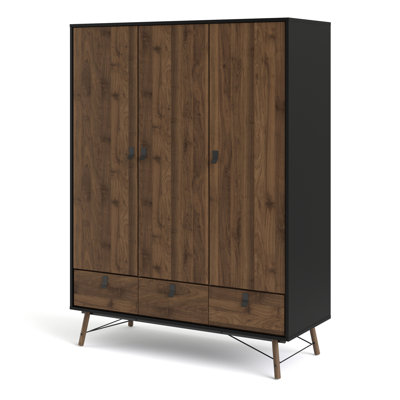 Levine 3 Door Manufactured Wood Wardrobe