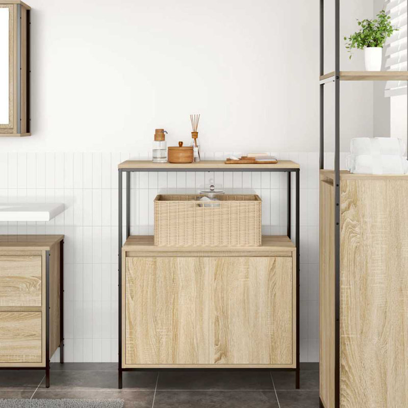 Bathroom Cabinet, Sonoma Oak