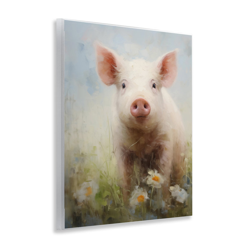  «Spring Garden Piggy» par Arlington Prints