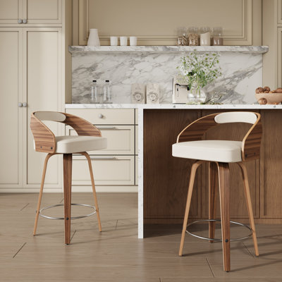Tabouret de comptoir pivotant 26 po